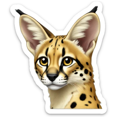 Serval sticker