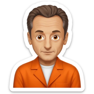 Nicolas sarkozy en prison  sticker