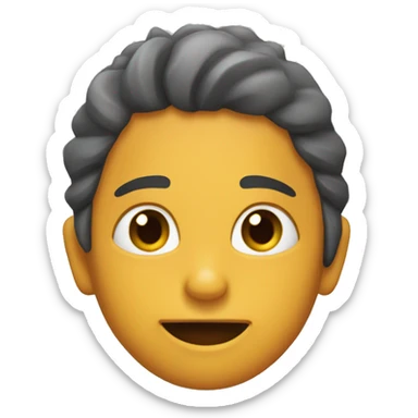 Chica castaña durmiendo  sticker