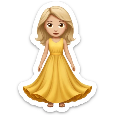 دختر با لباس sticker