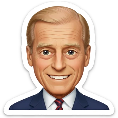 Prince philip sticker