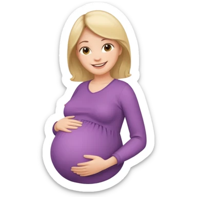 pregnant women sticker