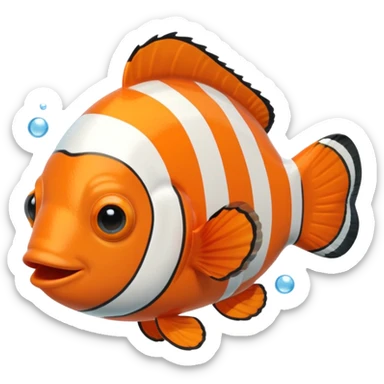 cute clownfish sticker