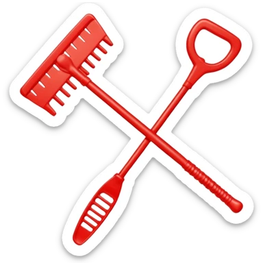 chunky toy rake sticker