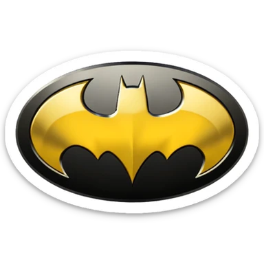 Batman logo sticker