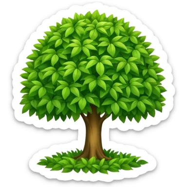 summer tree sticker