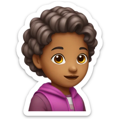 Infantil poderoso sticker