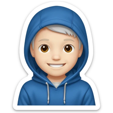 Animal Hoodie Kid sticker