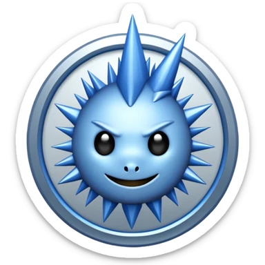 the discord verifed checkmark  which is a circle and has a spikey border sticker