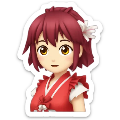 hakurei_reimu sticker