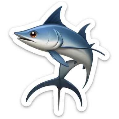 A swordfish  sticker
