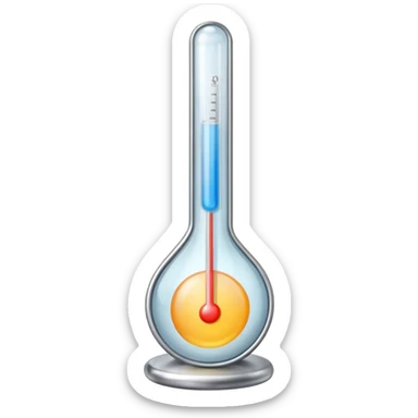 Thermometer sticker