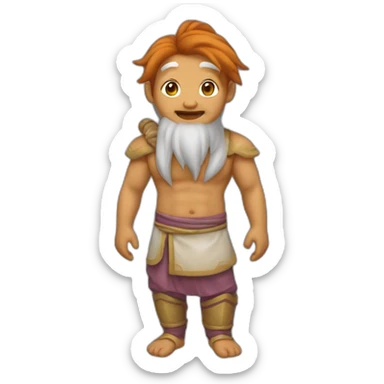 un chinois roux indien obèse asiatique sticker