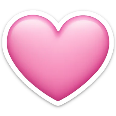 pink heart sticker