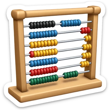 abacus design different sticker