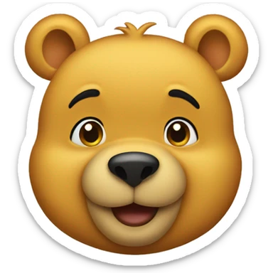 Pooh bear  sticker