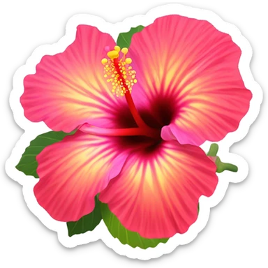 Hibiscus sticker