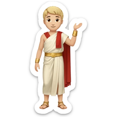 niño cartagines cuerpo completo sticker