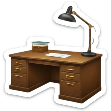 old office desk sticker