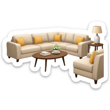 living room sticker