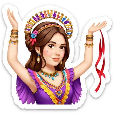 Traditional Dancer sticker
