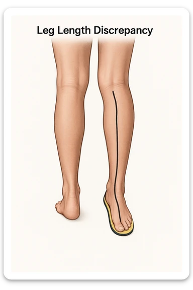 Dismetria versione anatomica sticker