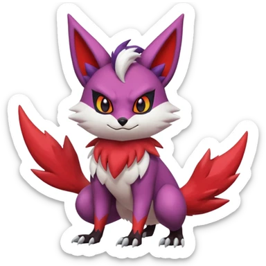  Noibat-Noivern-Zangoose-Litten-Hybrid sticker