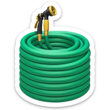Garden hose sticker