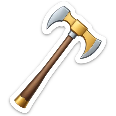 climbing axe sticker