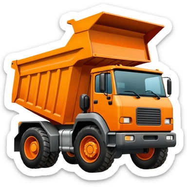 dump truck sticker