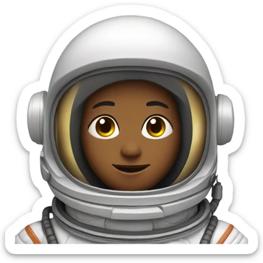 astronaut in space sticker