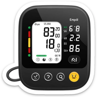 blood pressure monitor sticker