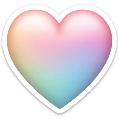 Heart-coloured-pastel-shade sticker