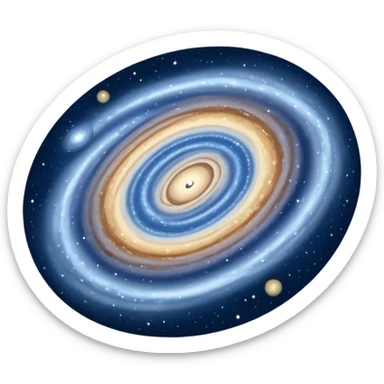 andromeda galaxy sticker