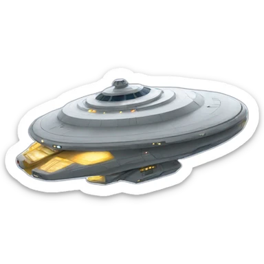 star trek enterprise sticker