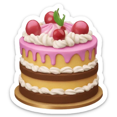 Cake sticker