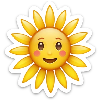 Light burst / illumination cue sticker