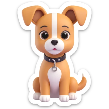 mini dog sticker