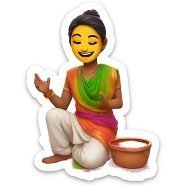 Happy Holi sticker