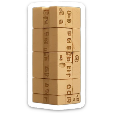 Jenga negocios sticker