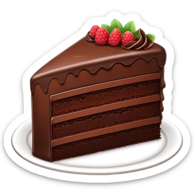Bolo de chocolate sticker