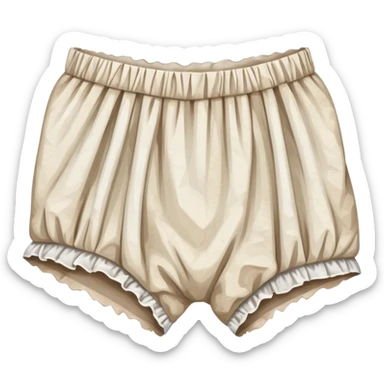 proud pooping undergarments sticker