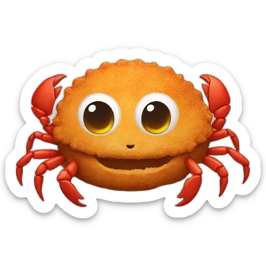 crab cakes sticker