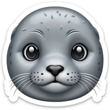 Harbor seal sticker