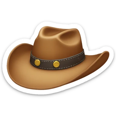 Cowboy hat sticker