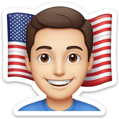 Becoming an American  sticker