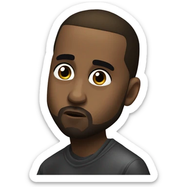 kanye west vs ariana grande sticker