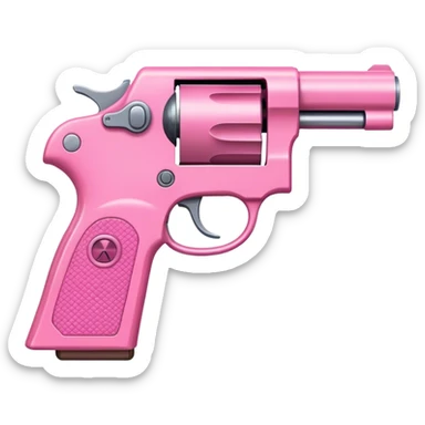 Pink pistol sticker