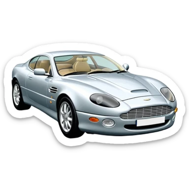 1992 Aston Martin db7 Solent silver 3.2 litre straight 6 sticker