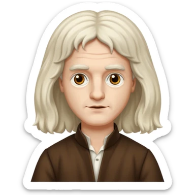 isaac-newton sticker